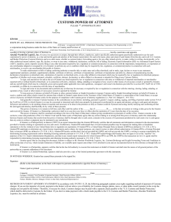 Customs POA Click To Expand Customs POA