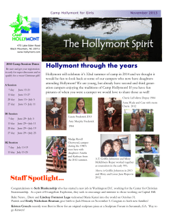 The Hollymont Spirit