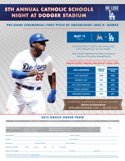 5th annual catholic schools night at dodger stadium