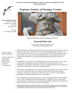 The Neptune Society of Orange County