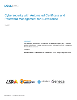 Cybersecurity with Automated Certificate and Password