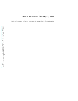 Automated Galaxy Morphology: A Fourier Approach