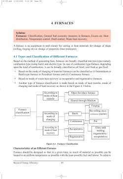 4 furnaces - Bureau of Energy Efficiency