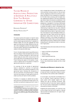taxing means of agricultural production in germany:a relatively high