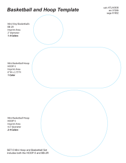 Basketball and HoopTemplate