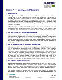 Jadenu Frequently Asked Questions