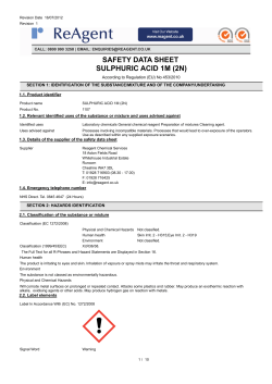 Sulphuric Acid 1M (2N)