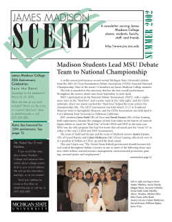 Summer 02 - James Madison College