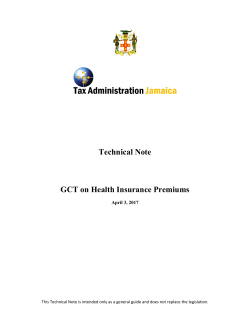 GCT on Group Health Insurance Premiums