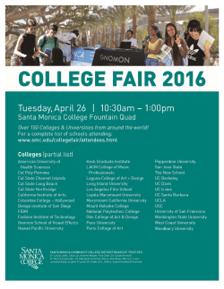 sp2016_fair_booklet - Santa Monica College