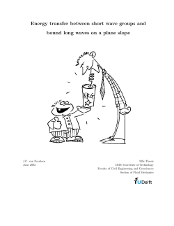Energy transfer between short wave groups and bound long waves