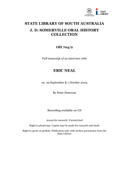 ERIC NEAL - State Library of South Australia