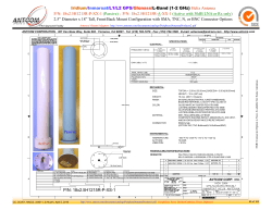 (1-2 GHz) Helix Antenna P/N: 18x2.5H1215R-P-XX