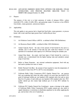 Rule 4320 - San Joaquin Valley Air Pollution Control District