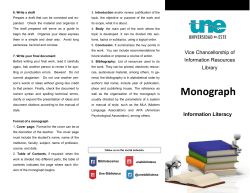 Monograph