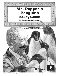 Mr. Popper`s Penguins