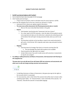Updated TracDat Guide (April 2017) &bull; Do NOT use Internet Explorer