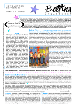 Edition 5 - 2005 - Bettina Management