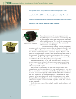 Epsilon Technology - Extensometer Catalog