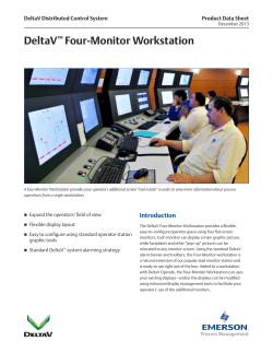 DeltaV Four-Monitor Workstation
