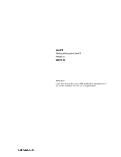 JavaFX - Oracle Help Center