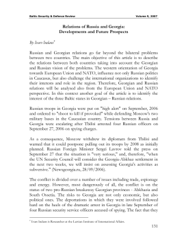 131 Relations of Russia and Georgia