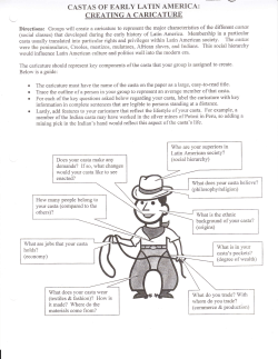 CASTAS OF EARLY LATIN AMERICA: