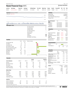 Hanmi Financial Corp HAFC