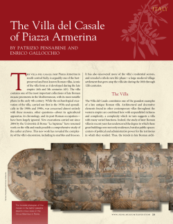 The Villa del Casale of Piazza Armerina