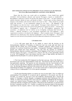 Joint dissenting opinion of Vice‑President Yusuf, Judges