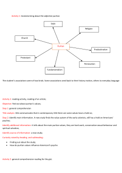 LVianello - Puritan brainstorming