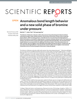 Anomalous bond length behavior and a new solid phase of bromine