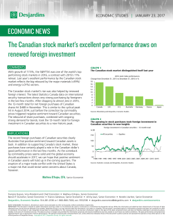 The Canadian stock market`s excellent performance