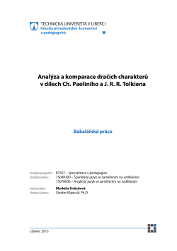 Anal&yacute;za a komparace drač&iacute;ch charakterů v d&iacute;lech Ch