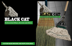 CUSTOM MADE BROOMS AND MOPS AVAILABLE