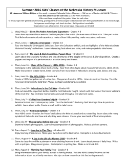 Summer Fun for Kids! Register for Summer 2016 Classes!