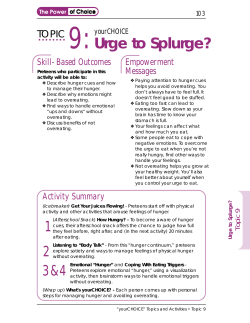 Urge to Splurge - Stevenson High School