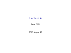 Lecture 4