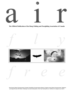 1999-11 - Hang Gliding and Paragliding Association of Canada