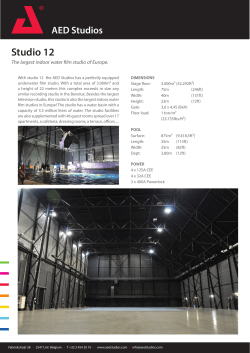 Studio 12 - AED Studios