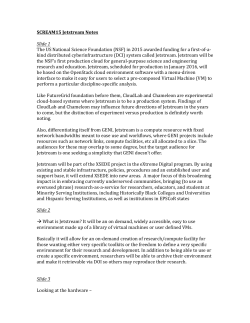 SCREAM15 Jetstream Notes