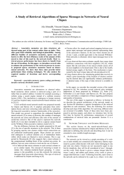 A Study of Retrieval Algorithms of Sparse Messages in Networks of