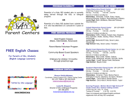 FREE English Classes