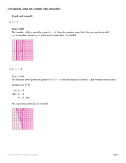 Graph each inequality. - MOC-FV