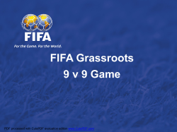 FIFA Grassroots 9 v 9 Game