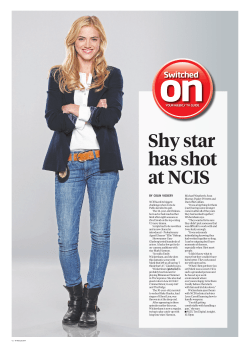 Shy star has shot at NCIS