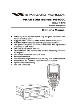 PHANTOM Series PS1000 Owner`s Manual