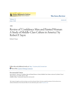 Review of "Confidence Men and Painted Woman: A Study of Middle
