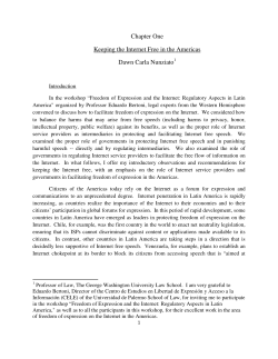 Keeping the Internet Free in the Americas