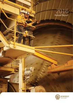 2016 Annual Report - Newcrest Mining Limited
